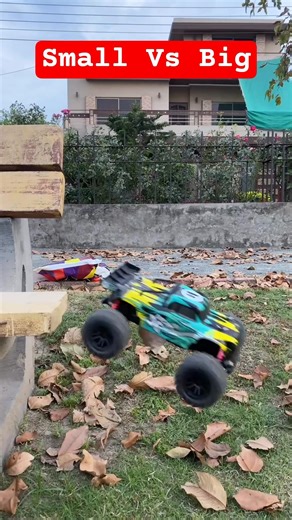 Big vs Small RC Car: Jump
