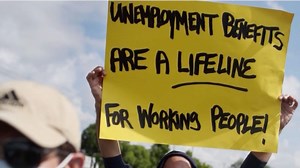 After losing his job in Washington, DC, Daniel Vought waited for unemployment benefits for over four months. When a debit card finally arrived with the funds, the damage was done. He says he got evicted after not making rent and now lives with his dad in the Bronx. https://cnn.it/31Uca3h | CNN Replay