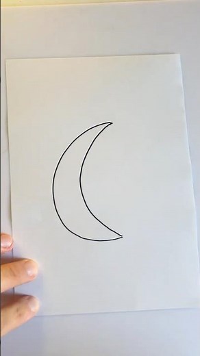 The fastest way to draw the MOON! 🌙🌙🌙 #drawing #moon