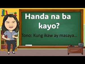 Handa na ba kayo? Tono:Kung ikaw ay masaya