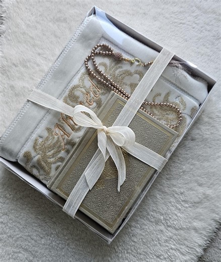 Customized Prayer Rug With Quran Tasbeh Islamic Muslim Gift Ramadan Eid Mubarak Gift Prayer Mat With Name,personalised Sejadah Seccade Gift - Etsy UK