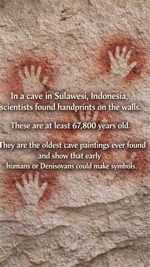 World’s Oldest Cave Handprints#prehistoric#history #science#cavepainting#archaeology#facts