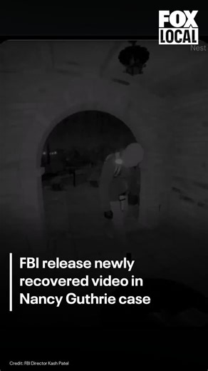 The FBI has released video footage of a masked person related to the disappearance of Nancy Guthrie. The video comes after surveillance photos were released, showing what the local sheriff's department described as "an armed individual appearing to have tampered with the camera at Nancy Guthrie's front door the morning of her disappearance." MORE BELOW ⬇️ | FOX 26 Houston