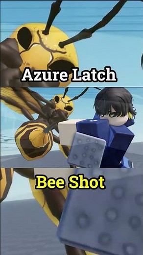 Bachira Bee Shot Just Went CRAZY in Azure Latch 🔥 #azurelatch #roblox #anime #bluelock