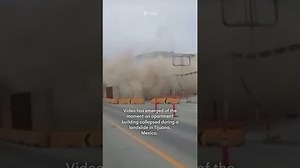 Moment landslide causes apartment building to collapse | 7NEWS - The Global Herald