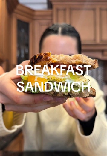 Sourdough Breakfast Sandwich on Fresh Homemade Bread