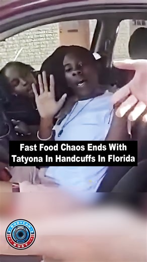 192K views · 2.3K reactions | Fast Food Chaos Ends With Tatyona In Handcuffs In Florida When your late-night fast food run turns into flashing lights and handcuffs...  Tatyona’s wild ride in Tallahassee ended with more drama than a combo meal could fix. Pills, poor choices, and police — Florida, you never disappoint.  #fastfoodlife #FloridaNews #policebodycam #bodycamfootage #caughtoncamera | Bodycambust | Facebook