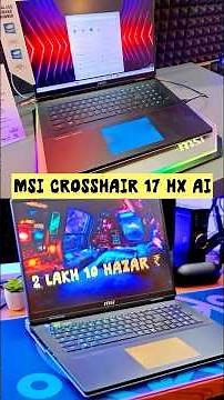 MSI Crosshair 17 HX AI 🔥 INSANE AI Gaming Laptop with RTX 5070 & Ultra 9! | Full Review #msilaptop