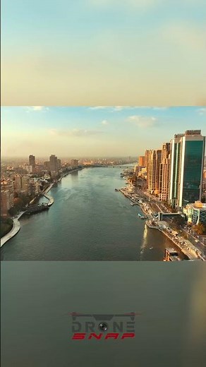 Cairo's Beauty: Epic Aerial Views of the Nile and City! #shorts
