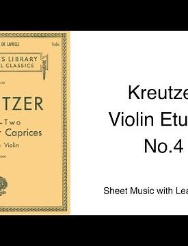 Kreutzer 42 Violin Studies No.4