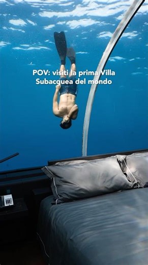 Sostanzialmente impossibile dormire senza farsi distrarre ogni 2 secondi 😱🐠 #maldives #underwater