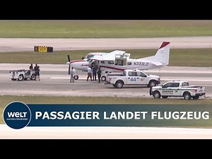FLORIDA: Passagier landet Kleinflugzeug sicher nach Gesundheitsproblem des Piloten