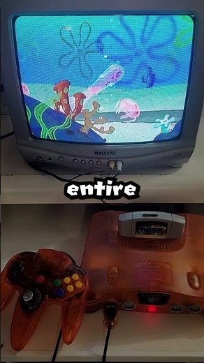SpongeBob Episode Playing On Nintendo 64