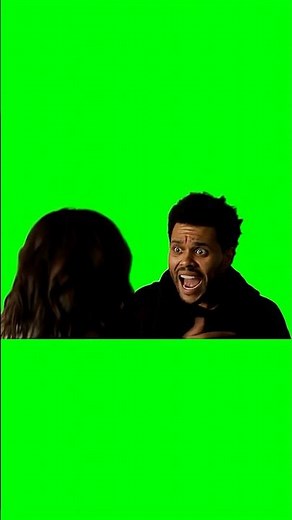 The Weeknd saying "SHUT THE F UP!" meme - Green Screen - Hurry Up Tomorrow