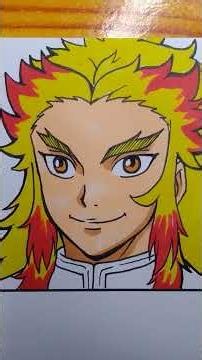 Drawing Rengoku in Diff. Anime Art Styles! 😱 #anime #onepiece #rengoku #rengokudrawing #demonslayer