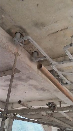 drain pvc bathroom and toilet pipeline fitting #plumber2_label#shortvideo