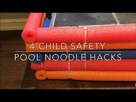 4 Child Safety Pool Noodle Hacks