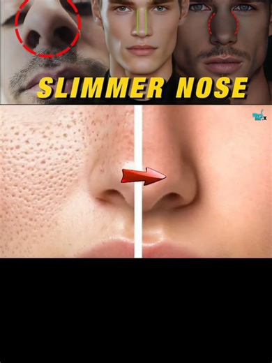 How to get sharp nose.
