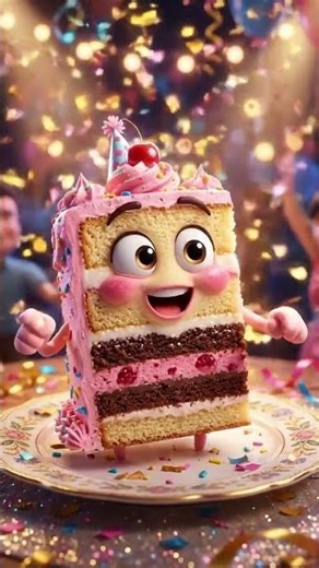 Animated Food Characters: Milk, Cake, Soda, Chocolate!