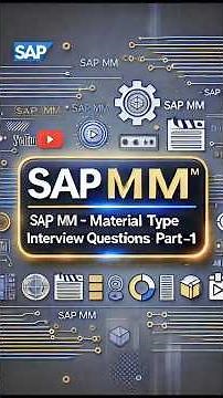 🔥 SAP MM Material Type Basics | Must-Know Interview Questions & Answers 🚀 #sapmm