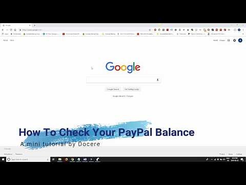 How To Check Your PayPal Balance