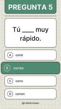 🎯 ¿Puedes sacar 10/10 en solo 2 minutos? Reto rápido de gramática — Presente Simple.