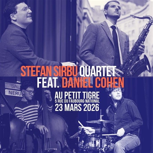 Stefan Sirbu Music on Instagram: "Billeterie: https://www.onparticipe.fr/b/d1fFGDu7 Daniel Cohen @daniel_cohen_music compte parmi les voix de saxophone les plus marquantes de sa génération. A l'âge de 20 ans ils s’installe à New York pour étudier à la prestigieuse Juilliard School, où il a obtenu son bachelor en 2025. Cohen a développé un son chaleureux et lyrique, capable de naviguer avec aisance entre le jazz traditionnel et le jazz moderne. Il a collaboré avec des musiciens de renom tels que