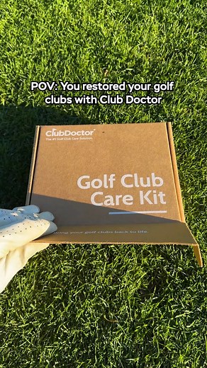 POV: You restored your clubs with Club Doctor. Not just clean — like new. | Club Doctor