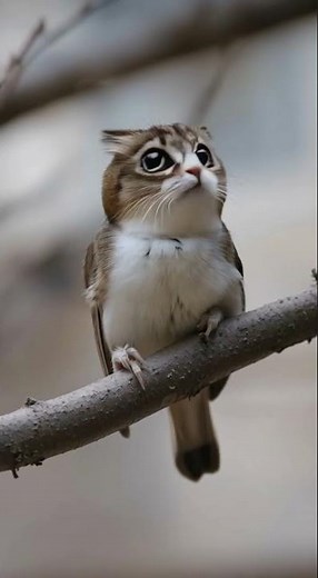 Cute Koto Sparrow Unexpected Meow #viral #memes #youtubeshorts #animals #cat