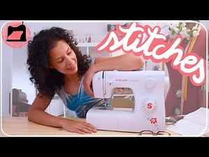 Different sewing machine stitches and uses.