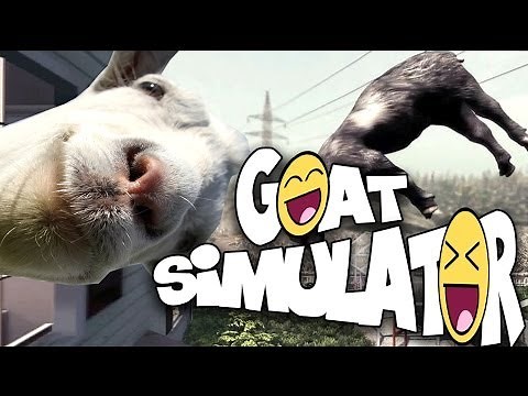 GOAT SIMULATOR! (Funny Moments) | JetPacks, Devil Goats, Car Licking, & MORE! (HD)