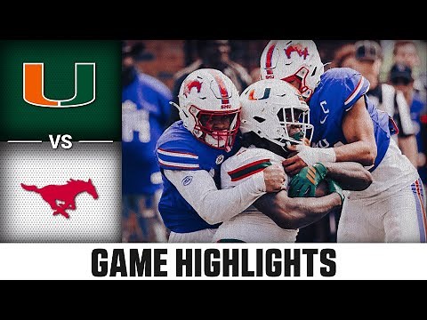 Miami vs SMU Game Highlights | 2025 ACC Football