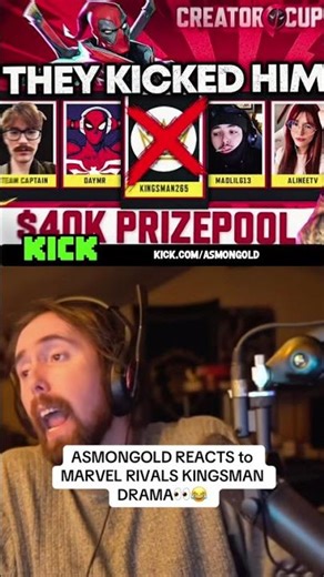 ASMONGOLD REACTS to MARVEL RIVALS KINGSMAN DRAMA👀😂