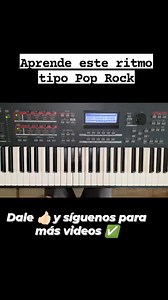 Aprende este ritmo estilo Pop Rock 🎹🔥 #piano #tutorial #ritmo #poprock #pianolessons | Pianista Adorador
