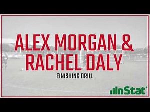 Rachel Daly & Alex Morgan Finishing Drill - MASTER YOUR SHOT!
