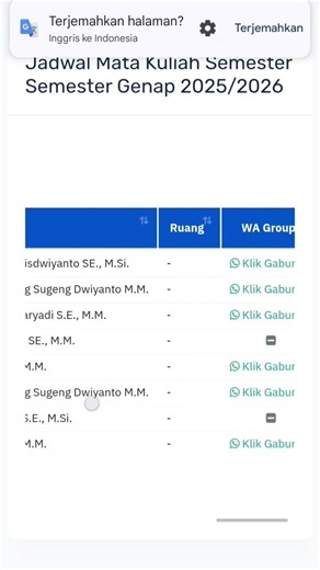 JOIN GWA VIA SIMAPRO UP45 DENGAN HANDPHONE