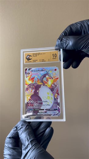 Dracaufeu VMAX SV107 Gold Label Pokemon Card PSA Grading CCC