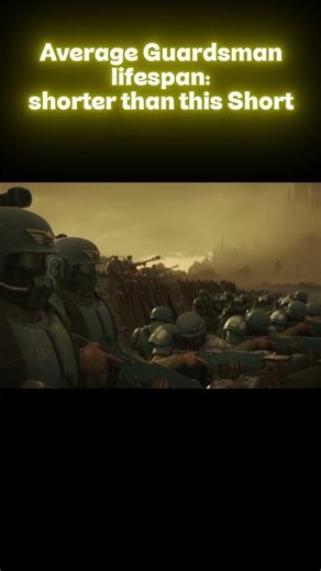 How Long Does a Guardsman Actually Survive? 💀😂 #warhammer40k #40k