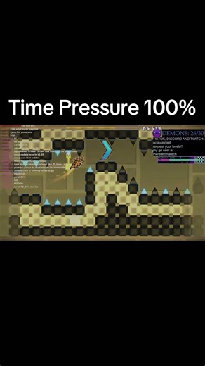 Time Pressure by Aeon Air 100% | Geometry Dash | #geometrydash #easydemon #demon #aeonair