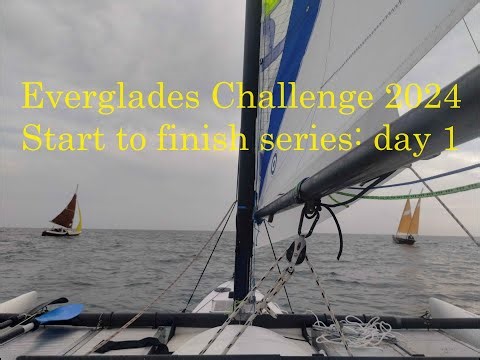 Everglades Challenge 2024 Day one: beach launch and lots of paddling trying to stay in the race! :)