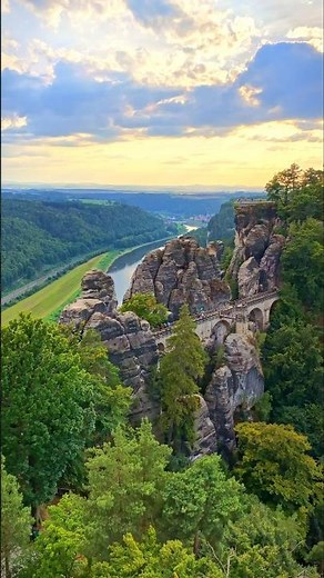 The Famous Bridge of Saxon Switzerland