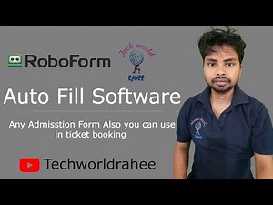 Auto Fill Form | Robo Forms | Auto Ticket Booking Software | Ambika Rahee Tech | World Rahee