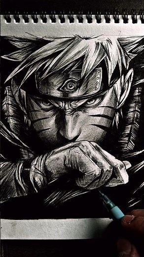 draw Naruto 🔥 #animedrawing #narutouzumak #anime #naruto