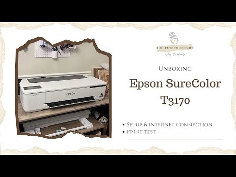 Unboxing an Epson SureColor T3170 Printer | 24” Large Format Printer