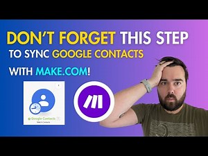 How to Automate Google Contacts Sync to Your CRM with Make.com (Save Time with No-Code Integration)