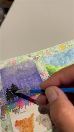 365 Creativity Challenge Day 98, Four Wild Watercolor Experiments