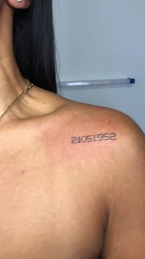 Cool Digital Number Fonts for Tattoos