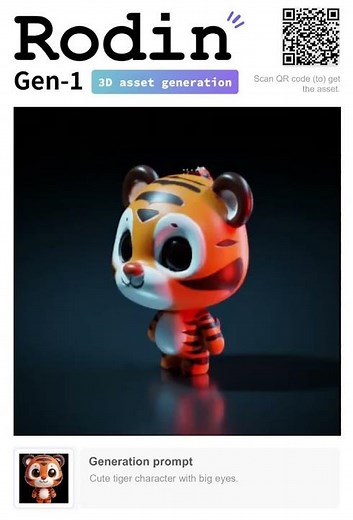 Rodin AI 3d model generator