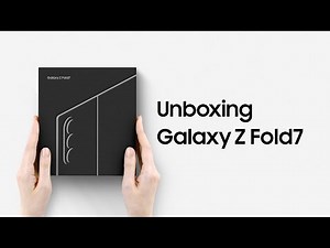 Unboxing Galaxy Z Fold7 | Samsung