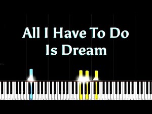 Everly Brothers -All I Have To Do Is Dream - Easy Piano Tutorial